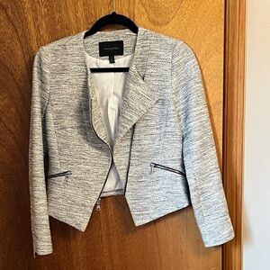 Banana Republic side zip cropped jacket